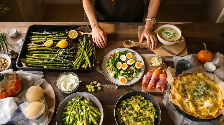 Comment je me diversifie avec des asperges : 6 idées simples pour varier les recettes de saison