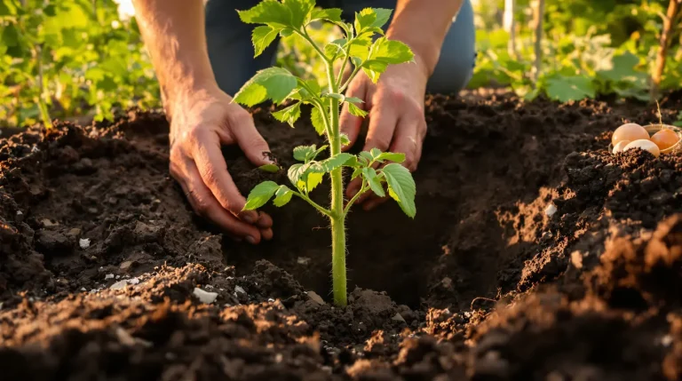 Il enterre ses plants de tomates jusqu’au cou : ce qui pousse sous terre explique tout leur goût